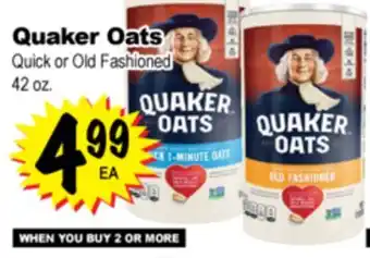 Superior Grocers Quaker Oats offer