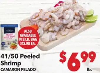 Vallarta Supermarkets 41/50 Peeled Shrimp /CAMARON PELADO offer