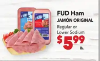 Vallarta Supermarkets FUD Ham / JAMÓN ORIGINAL offer