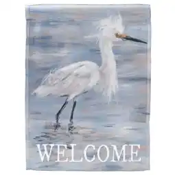 Walmart Magnolia Gardens M080162 13 x 18 in. Egret Printed Garden Flag offer