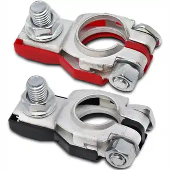 Walmart OUTLIER Automotive Battery Terminal Clamp Clip Connector, 2 Count offer