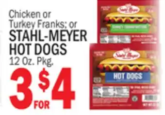 C Town STAHL-MEYER HOT DOGS offer