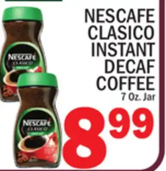 C Town NESCAFE CLASICO INSTANT DECAF COFFEE offer