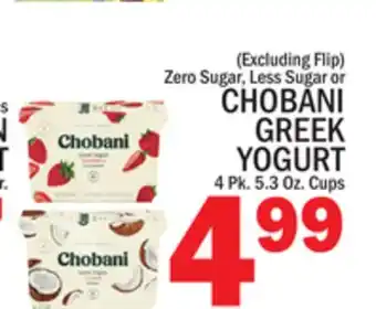 C Town CHOBANI GREEK YOGURT offer