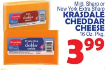 Bravo Supermarkets KRASDALE CHEDDAR CHEESE offer