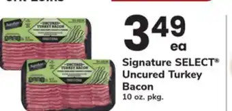 ACME Signature SELECT Uncured Turkey Bacon offer