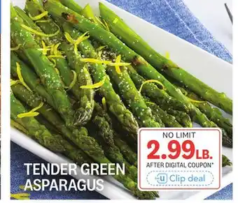 Kings Food Markets TENDER GREEN ASPARAGUS offer