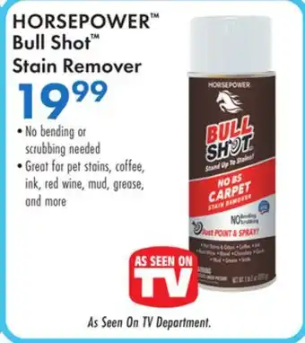 Boscov's HORSEPOWER Bull Shot Stain Remover offer