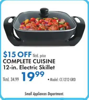 Boscov's COMPLETE CUISINE 12-in. Electric Skillet offer