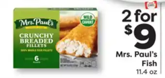 Weis Markets Mrs. Paul's Fish offer