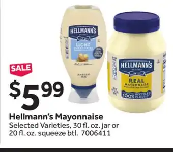 Stop&Shop Hellmann's Mayonnaise offer