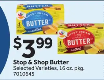 Stop&Shop Stop & Shop Butter offer