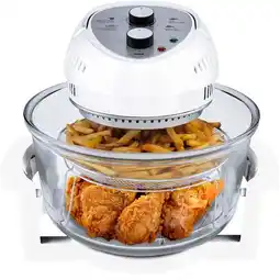 Walmart As Seen on TV Big Boss 16 qt Air Fryer, White - 3 in 1 Cooking Power, Instant Heat offer