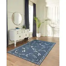 Walmart Liora Manne Dragonfly Area Rug Navy Indoor Outdoor 100% Polypropylene 5x8 offer