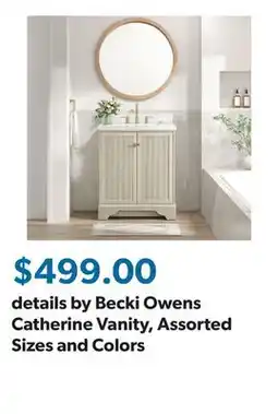 Sam's Club details by Becki Owens Catherine Vanity, Assorted Sizes and Colors offer