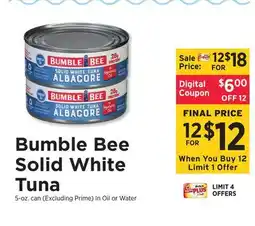 ShopRite Solid White Tuna offer