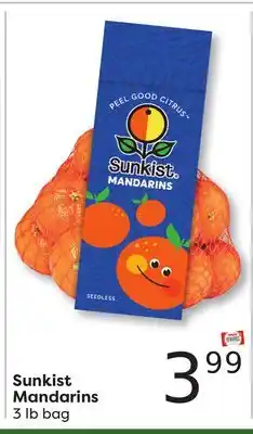 Weis Markets Sunkist Mandarins offer