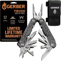 Walmart Gerber Stainless Steel Truss Butterfly Opening Multi-Tool offer