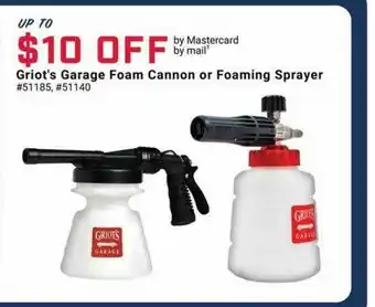 Pep Boys Griot's Garage Foam Cannon Or Foiaming Sprayer offer