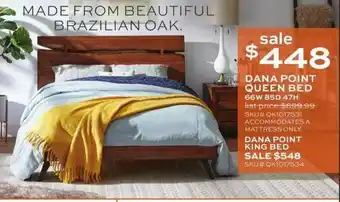 Slumberland Furniture Dana Point Queen Bed offer