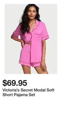 Victoria's Secret Victoria's Secret Modal Soft Short Pajama Set offer