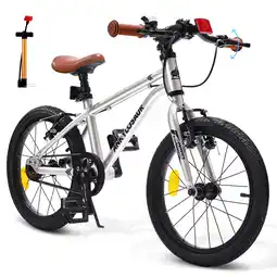 Walmart ANKLOSAUR 16-inch Kids Bike, Lightweight Bicycle for Unisex, Ages 4-12, Black offer