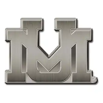 Walmart NCAA Montana Grizzlies MU Standard Antique Nickel Auto Emblem for Car/Truck/SUV offer