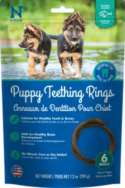 Walmart N-Bone Puppy Teething Ring, Dried Chews for Dogs, Salmon Flavor, 6-count, 7.2 oz offer