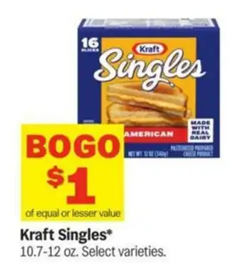 Meijer Kraft Singles offer