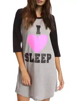 Walmart Just Love Sleep Dress for Women / Sleeping Shirt / Nightshirt (Black - I Heart Sleep, Small) offer