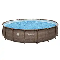 Walmart Coleman Power Steel 18 x 48 Round Metal Frame Above Ground Pool Set offer