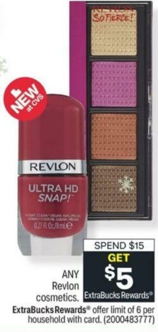 CVS Revlon Cosmetics offer