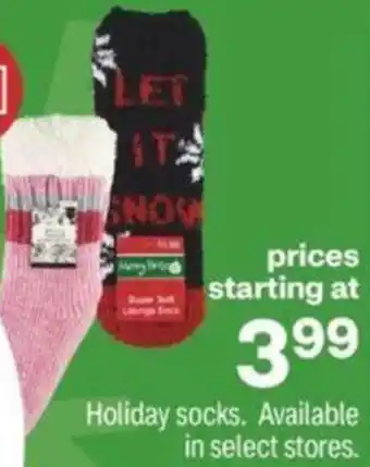 CVS Holiday Socks offer