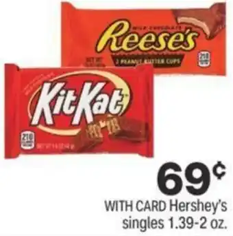 CVS Hershey's Single 1.39-2 oz offer