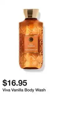 Bath & Body Works Viva Vanilla Body Wash offer