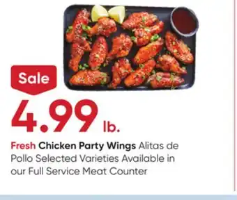 Stater Bros Fresh Chicken Party Wings offer