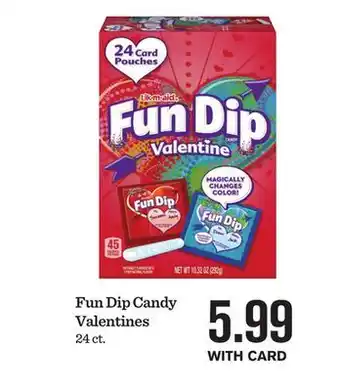 Mariano's Fun Dip Candy Valentines offer