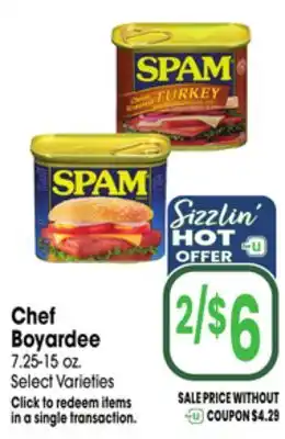 Jewel-Osco Chef Boyardee offer