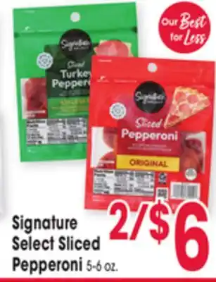 Jewel-Osco Signature Select Sliced Pepperoni offer