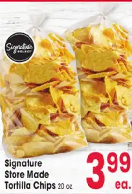 Jewel-Osco Signature Store Made Tortilla Chips offer