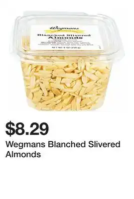 Wegmans Wegmans Blanched Slivered Almonds offer