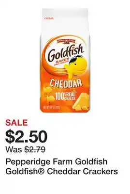 Wegmans Pepperidge Farm Goldfish Goldfish Cheddar Crackers offer