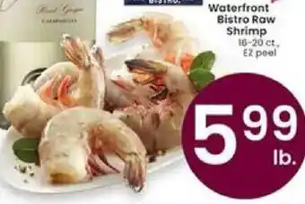 Albertsons Waterfront Bistro Raw Shrimp offer