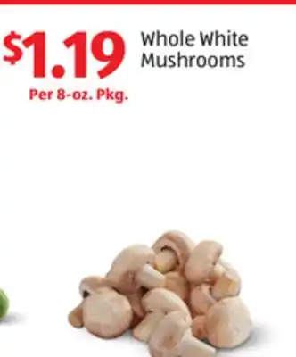 Aldi Whole White Mushrooms offer