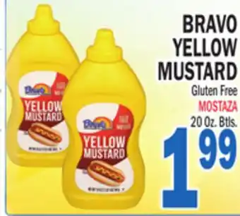 Bravo Supermarkets BRAVO YELLOW MUSTARD offer