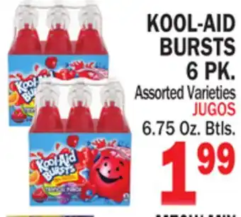 Bravo Supermarkets KOOL-AID BURSTS 6 PK offer