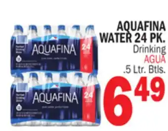 Bravo Supermarkets AQUAFINA WATER 24 PK offer