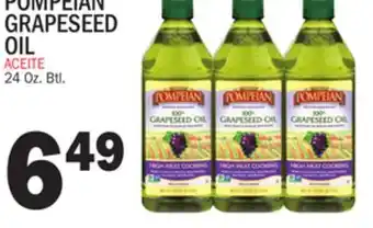 Bravo Supermarkets POMPEIAN GRAPESEED OIL offer