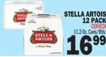 Bravo Supermarkets STELLA ARTOIS 12 PACK offer