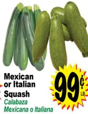 Superior Grocers Mexicana or Italian Squash offer